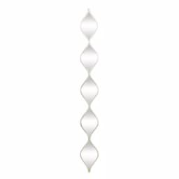LITTON LANE Large Irregular Wavy Contemporary Metal Wall Mirror - Silver Polished Finish (59 in. H x 7 in. W) thumbnail 1