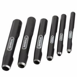 General Tools 6-Piece Hollow Steel Punch Set thumbnail 2