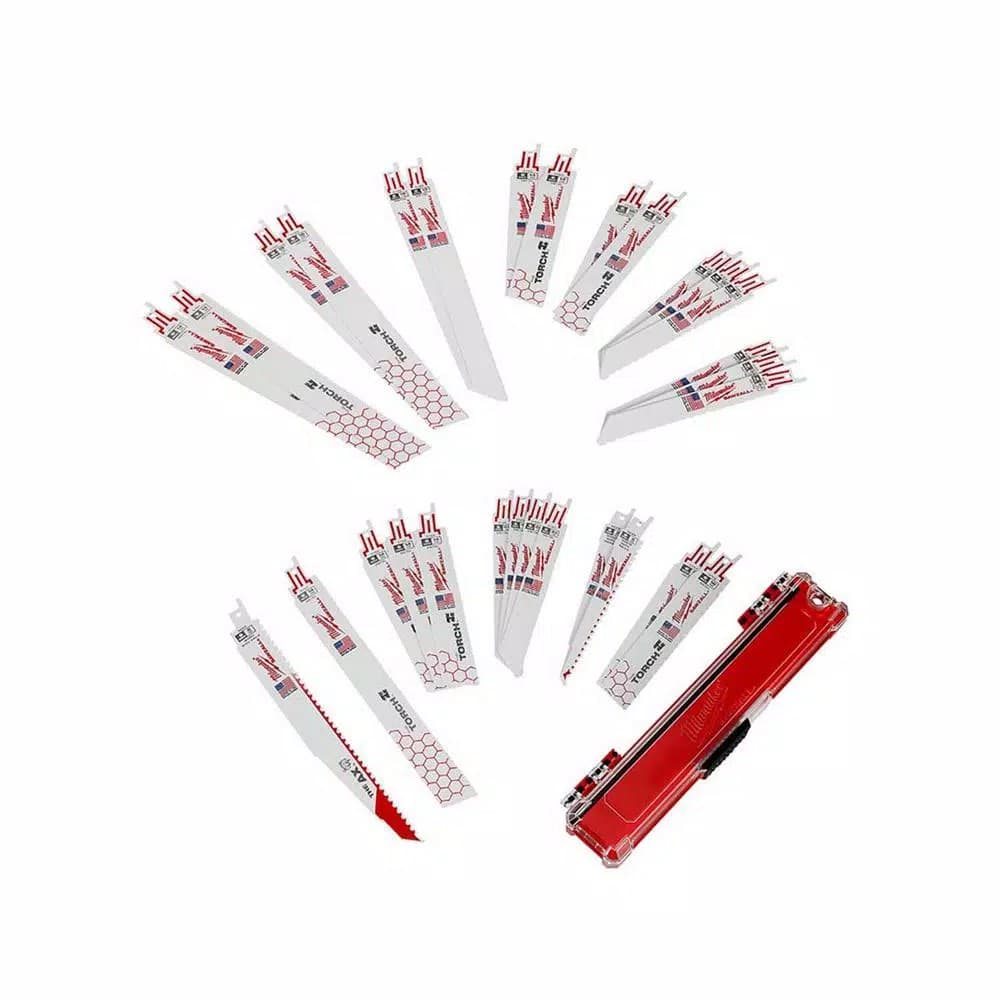Milwaukee SAWZALL Reciprocating Saw Blade Set, 29-Piece Bi-Metal Wood and Metal Cutting Blades