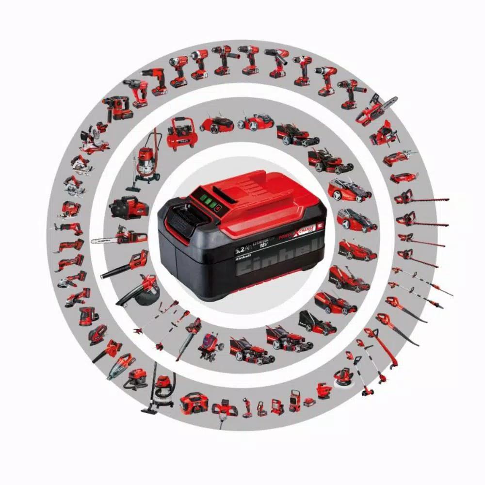 Einhell PXC 18V Cordless Compact Detail Palm Sheet Sander, 24,000 OPM with Dust Collection Box (Tool Only)