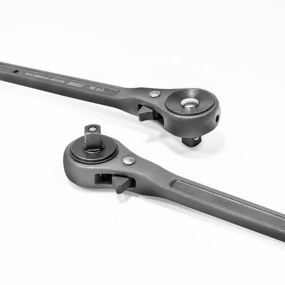 Stark 1/2 in. Drive Ratcheting Spud Wrench Tool, 14 in. Handle