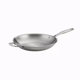 Tramontina Gourmet 12 in. Tri-Ply Clad Stainless Steel Frying Pan with Helper Handle thumbnail 1