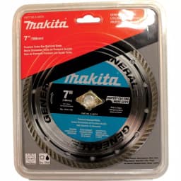 Makita 7 in. Turbo Rim Diamond Blade for Concrete, Brick, and Block thumbnail 3