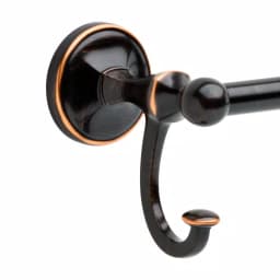 Delta Portman 24 in. Towel Bar with Hooks, Venetian Bronze with Copper Reveal thumbnail 2