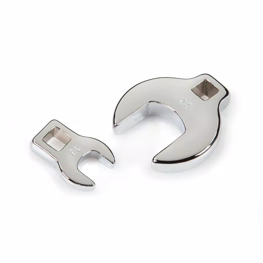 TEKTON 10-Piece 3/8 in. Drive Metric Crowfoot Wrench Set, 10-24 mm