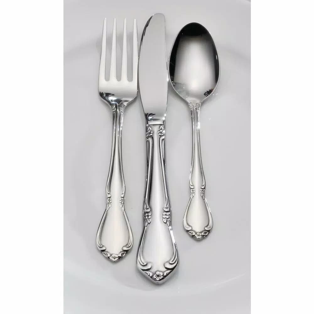 Oneida Chateau 18/8 Stainless Steel Tablespoons/Serving Spoons, Set of 12