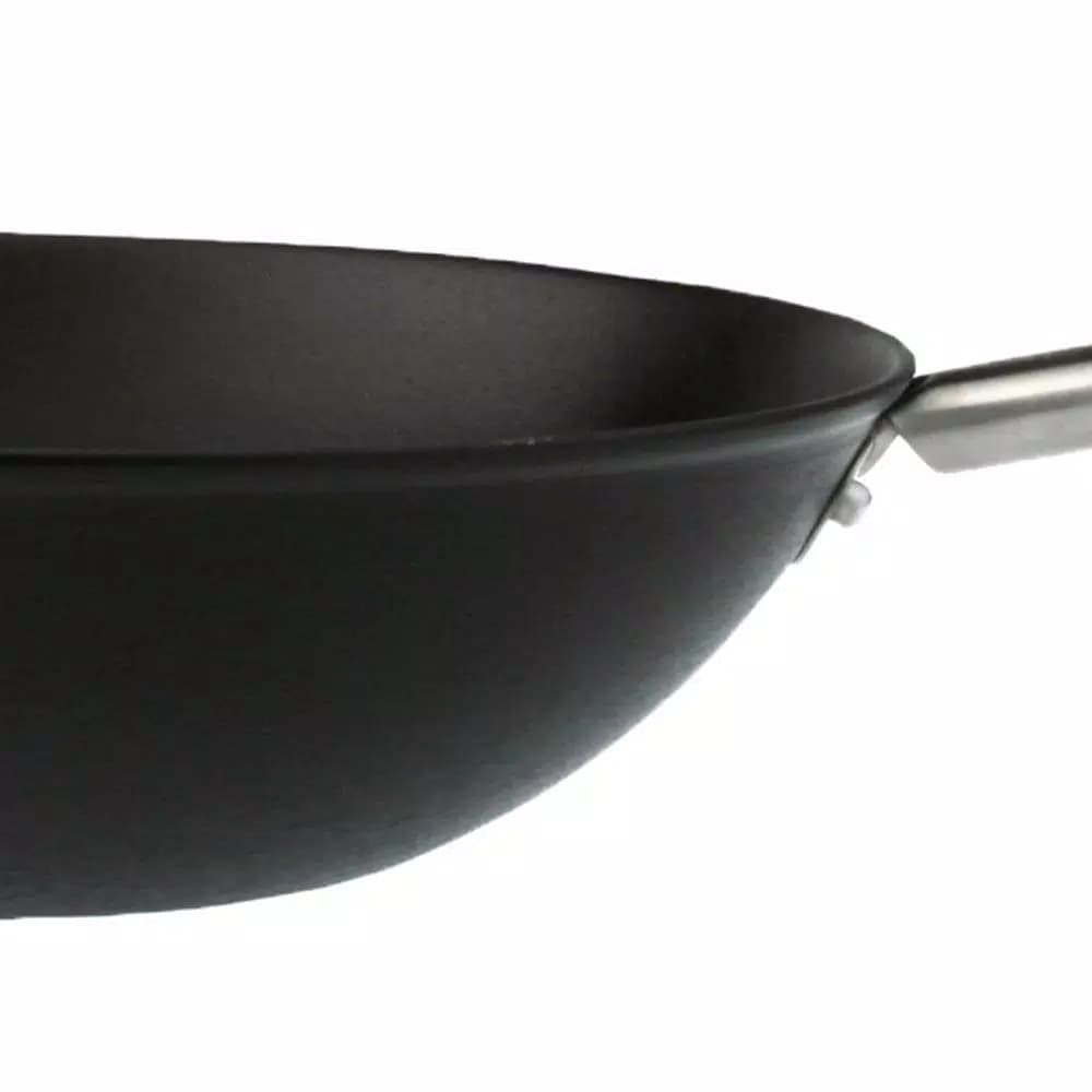 BergHOFF Geminis 13.5 in. Spun Cast Iron Wok with 3-Layer Non-Stick Ceramic Coating