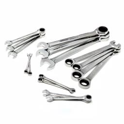 Husky 16-Piece SAE Ratcheting Wrench Set, 12-Point Alloy Steel thumbnail 3