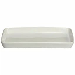 Unbranded CreativeWare Island Breeze 3-Tier Buffet Server Set with Ceramic Platters and Water Hyacinth Basket thumbnail 3