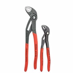 KNIPEX Forged Steel Cobra Pliers Set, 2-Piece, 61 HRC Induction-Hardened Teeth thumbnail 1