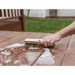 Quickie Professional Wood Block Deck Scrub Brush with Hard Poly Bristles thumbnail 2