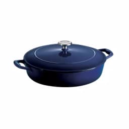 Tramontina Gourmet 4 Qt. Enameled Cast Iron Braising Pan with Lid thumbnail 2