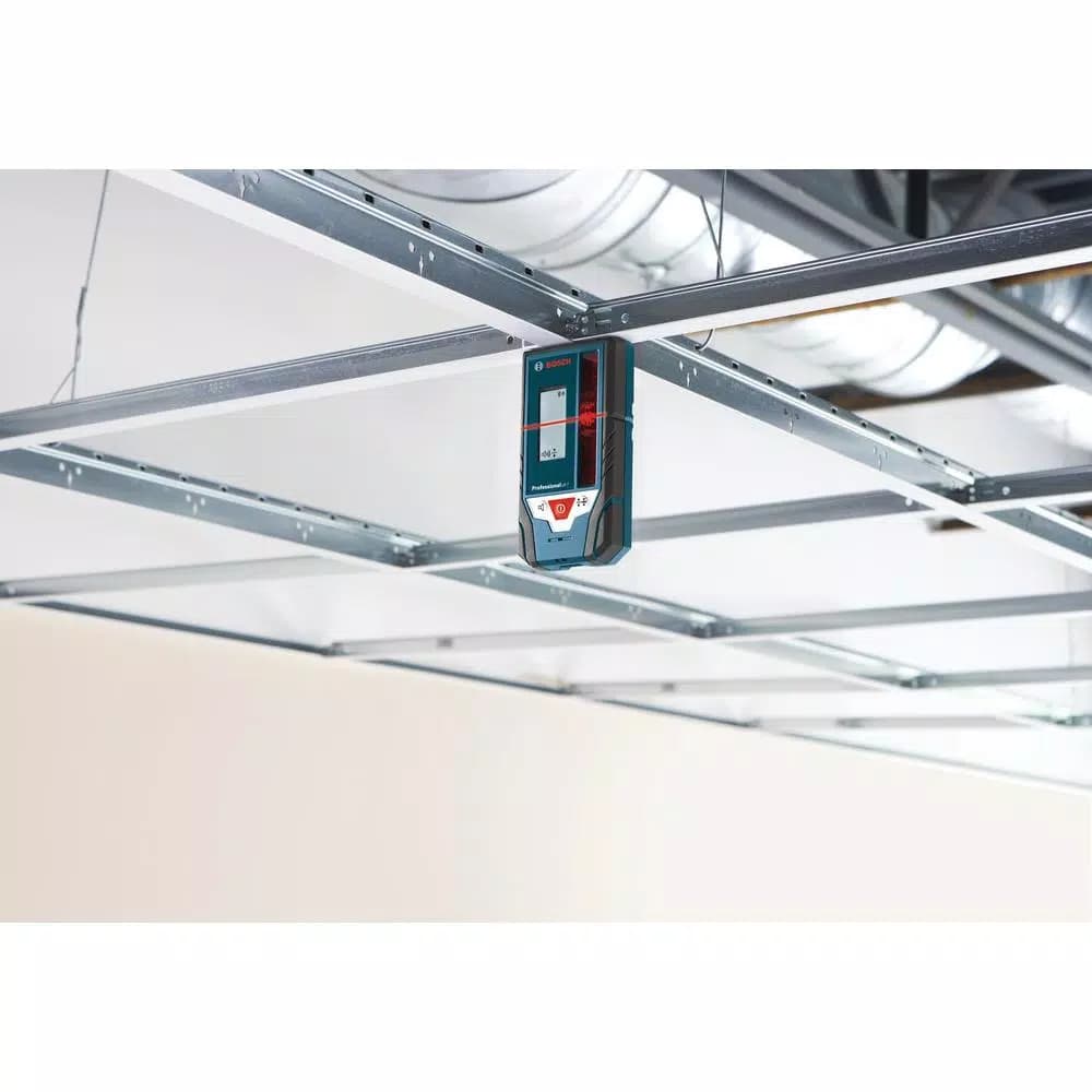 Bosch LR 7 Line Laser Receiver with Oversized Backlit LCD and 165 ft. Range
