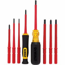 DEWALT 10-Piece 1,000-Volt VDE Certified Insulated Screwdriver Set thumbnail 4