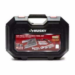 Husky 149-Piece Mechanics Tool Set with 1/4 in., 3/8 in., and 1/2 in. Drive Ratchets and Sockets thumbnail 5