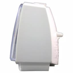 Equity by La Crosse 3 in. Analog Electric Alarm Clock with Backlight, White thumbnail 6