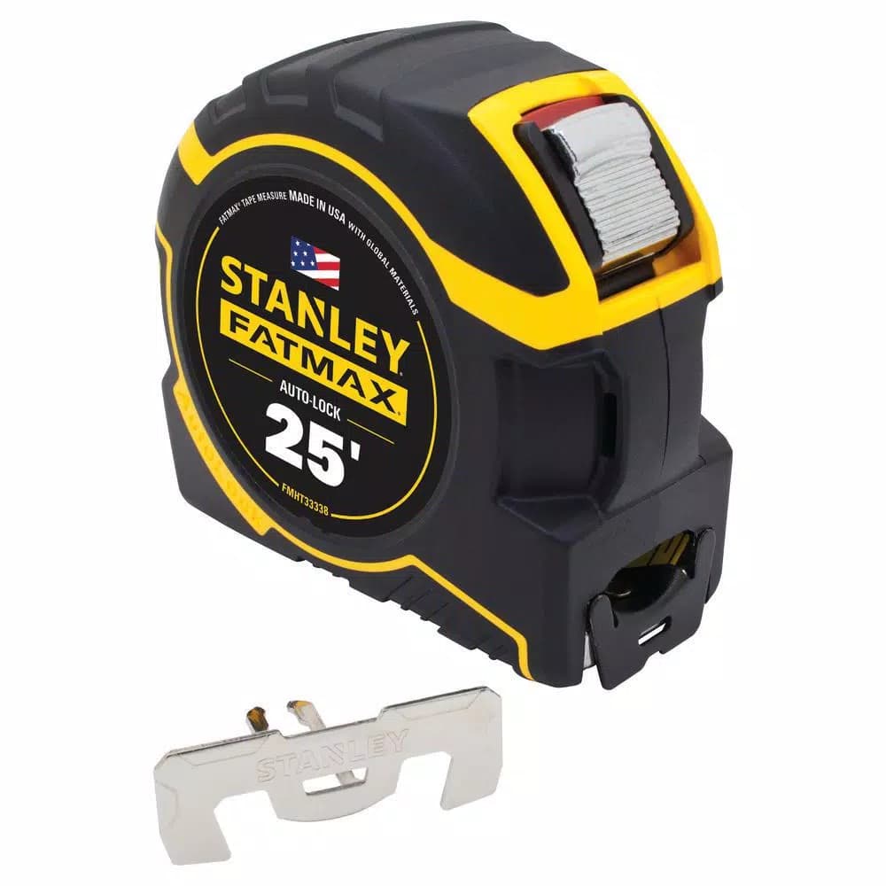 STANLEY FATMAX 25 ft. x 1-1/4 in. Auto-Lock Tape Measure with BladeArmor