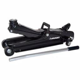 Husky 2-1/2 Ton Low Profile Floor Jack with Quick Lift, 5,000 lb. Capacity thumbnail 1