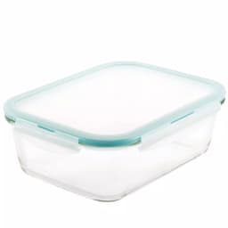 Lock & Lock Purely Better 68 oz. Borosilicate Glass Rectangular Food Storage Container thumbnail 1