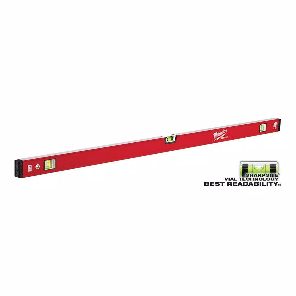 Milwaukee REDSTICK Magnetic Compact Box Level Set, 24 in. and 48 in.