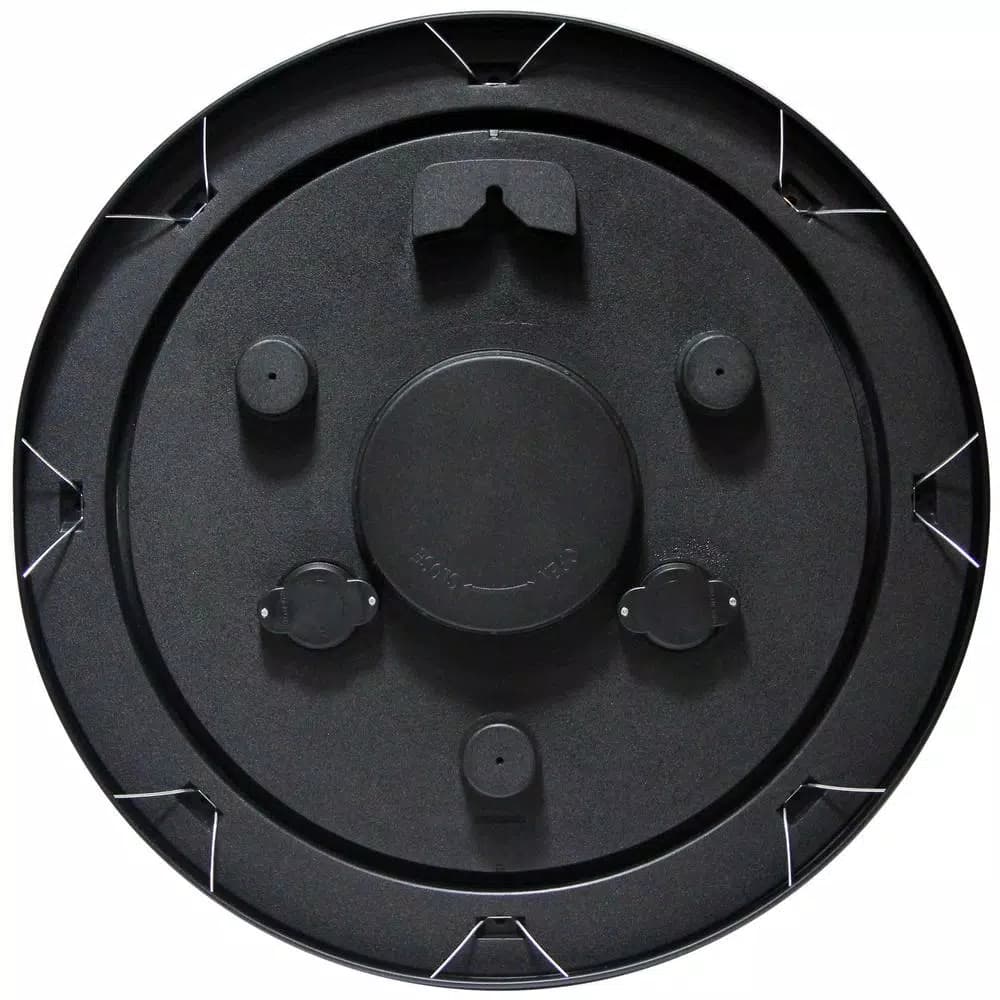 Infinity Instruments 18 in. Round Outdoor Wall Clock with Thermometer and Hygrometer