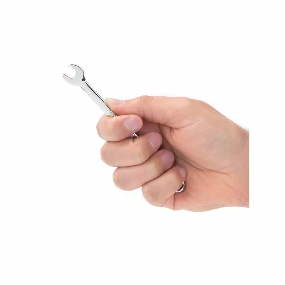 TEKTON 7 mm Combination Wrench, 12-Point Box End, Chrome Vanadium Steel