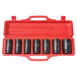 TEKTON 3/4 in. Drive Deep Impact Socket Set, 13/16 in. - 1-1/2 in., 7-Piece SAE Set thumbnail 1