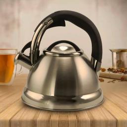 Mr. Coffee 2 Qt. Stainless Steel Whistling Tea Kettle with Cool-Touch Nylon Handle thumbnail 4