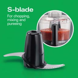 Hamilton Beach Chef Prep 10-Cup Food Processor, 525-Watt, 2-Speed with Pulse, Black thumbnail 3