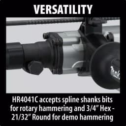 Makita 1-9/16 in. 12 Amp Corded Spline Rotary Hammer Drill with Hard Case thumbnail 9