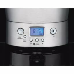 Hamilton Beach 10-Cup Programmable Drip Coffee Maker with Thermal Carafe, Black and Stainless Steel thumbnail 2