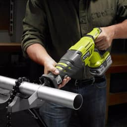 RYOBI 18V ONE+ Brushless Cordless Reciprocating Saw (Tool Only) with Wood Cutting Blade thumbnail 6