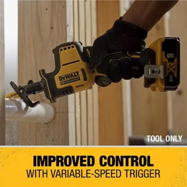 DEWALT 20V MAX ATOMIC Brushless Compact Cordless Reciprocating Saw (Tool-Only)