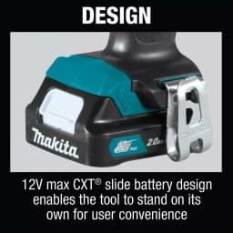 Makita 12V MAX CXT Lithium-Ion Cordless 3/8 in. Driver Drill Kit, 2.0 Ah thumbnail 10