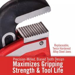 RIDGID 24 in. Heavy-Duty Straight Pipe Wrench, 3 in. Capacity thumbnail 8