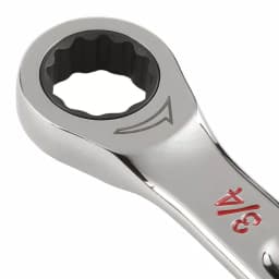 Milwaukee 7-Piece SAE Ratcheting Combination Wrench Set thumbnail 4