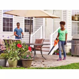 BLACK+DECKER 20V MAX Cordless Handheld Leaf Sweeper, 130 MPH, 100 CFM, Includes 1.5 Ah Battery and Charger thumbnail 7