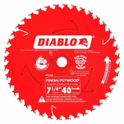 Diablo 7-1/4 in. x 40-Tooth Finishing Circular Saw Blade thumbnail 1