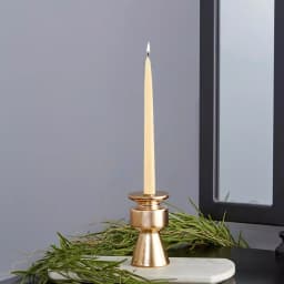ROOT CANDLES A.I. Root 9 in. Dipped Taper Buttercream Dinner Candles, Beeswax Enriched, Box of 12 thumbnail 1