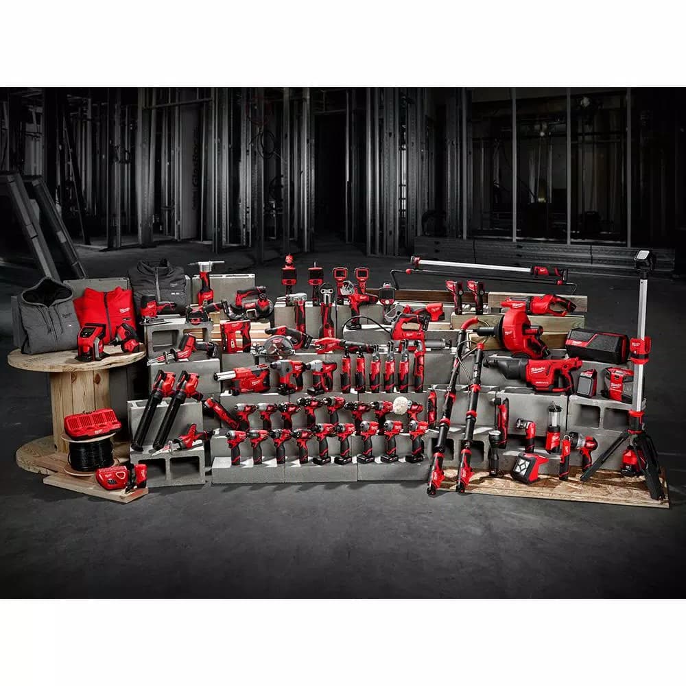 Milwaukee M12 12V Lithium-Ion Cordless 4-Tool Combo Kit with 2 1.5 Ah Batteries, Charger, and Tool Bag