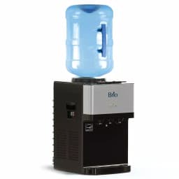 Brio Top Loading Countertop Water Cooler Dispenser with Hot, Cold & Room Temperature Water, Stainless Steel thumbnail 1