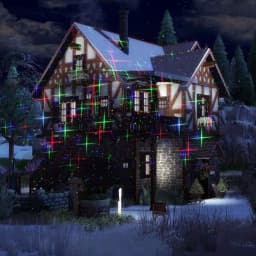 LEDMALL 3-Color RGB Outdoor Laser Projector Lights with RF Remote and 8 Moving Patterns thumbnail 6