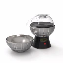 Pangea Brands Star Wars Death Star 3 oz. Hot Air Popcorn Popper, Grey Metallic Countertop Machine thumbnail 1