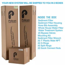 Pelican Water Pelican PSE2000 Whole House Water Filtration and NaturSoft Water Softener Alternative System, 15 GPM thumbnail 10