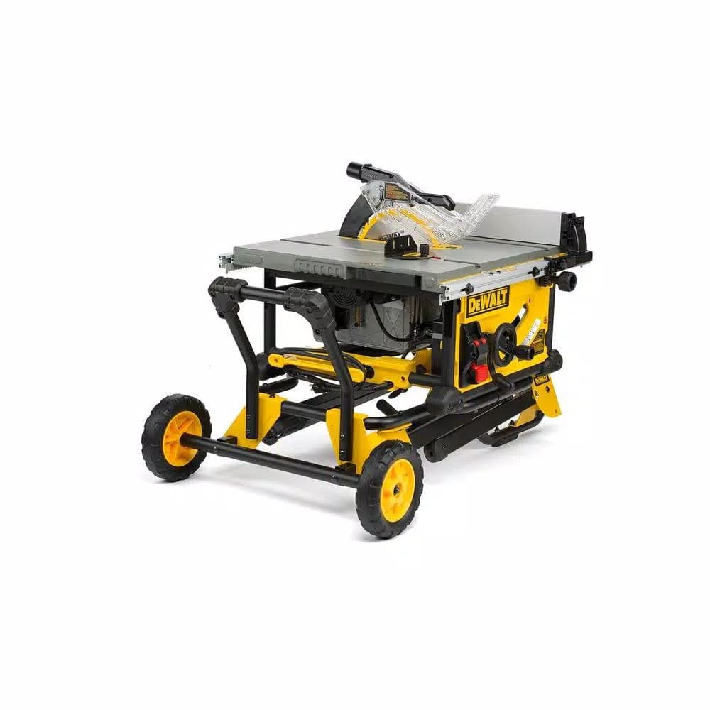 DEWALT DWE7491RS 10 in. 15 Amp Corded Job Site Table Saw with Rolling Stand