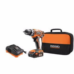 RIDGID 18V Cordless 1/2 in. Compact 2-Speed Drill/Driver Kit with 2 Ah Battery, Charger, and Tool Bag thumbnail 1