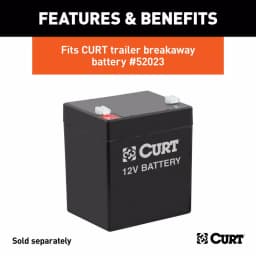 CURT Lockable Breakaway Battery Case with Metal Mounting Bracket thumbnail 3