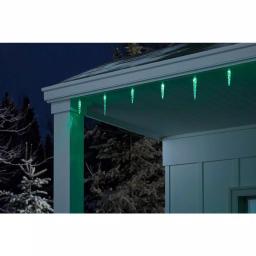 LightShow ColorMotion 24-Light Multi-Color Deluxe LED Icicle Christmas String Lights thumbnail 3