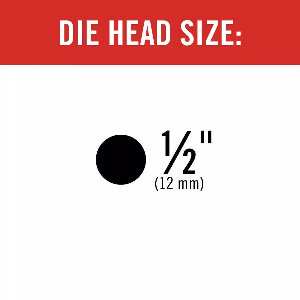 RIDGID OO-R 1/2 in. NPT Right-Hand 14 TPI Alloy Die Head