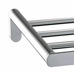 MODONA 24 in. Oval Polished Chrome Towel Rack thumbnail 1